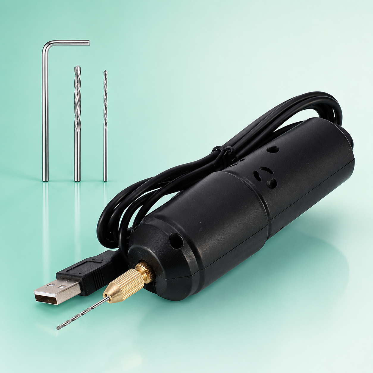 Mini electric drill for miniature hand drill