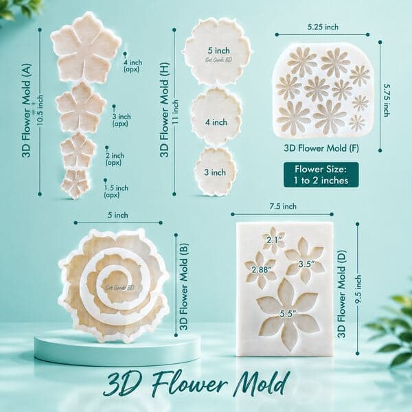 3D Flower Mould